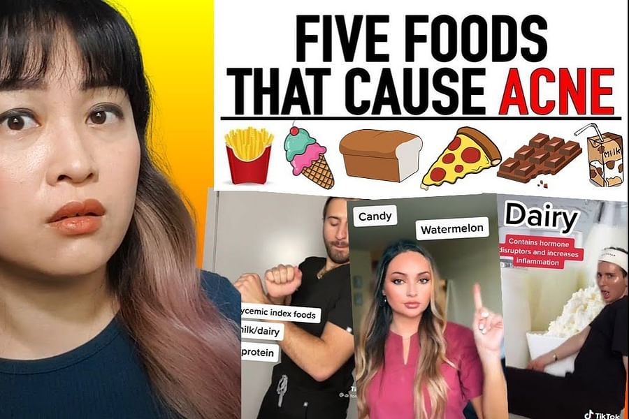 unbalanced diet acne