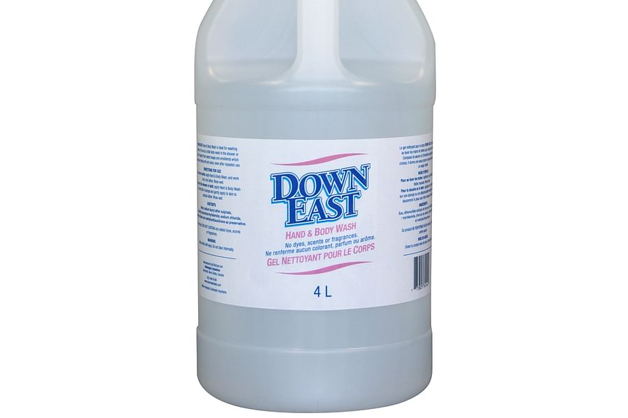 applying body wash gently