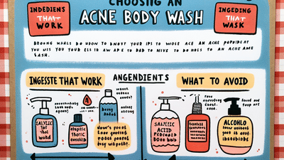 Choosing an Acne Body Wash: Ingredients That Work and What to Avoid