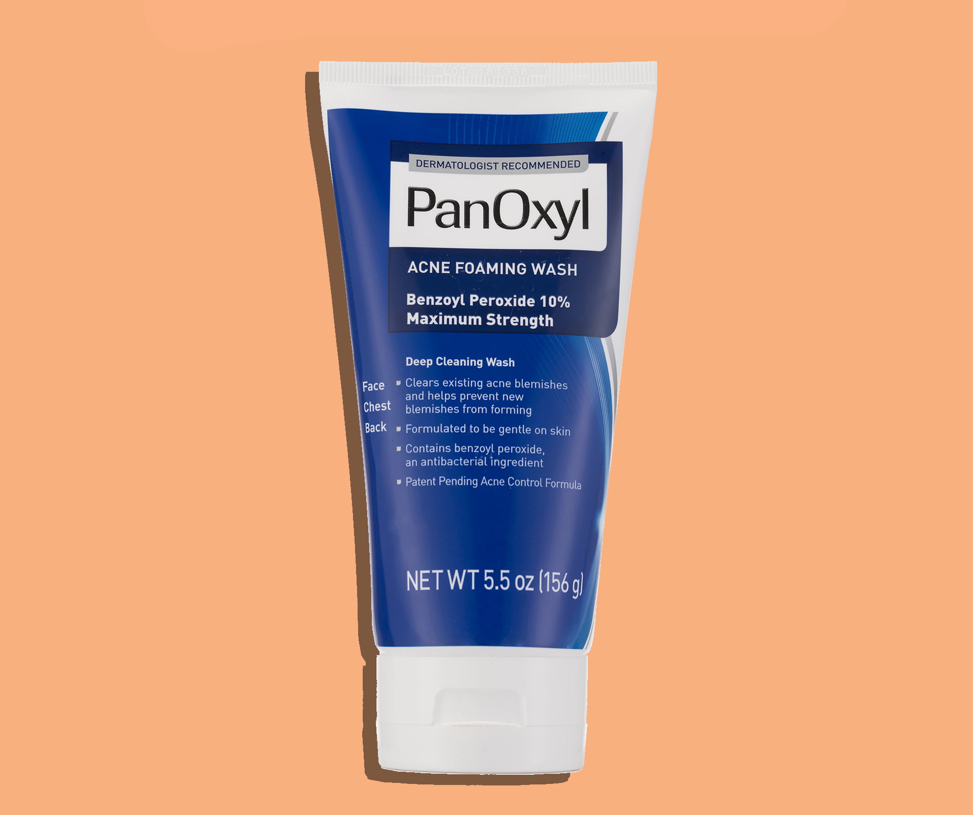 PanOxyl Acne Foaming Wash bottle